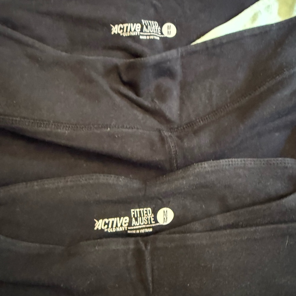 BUNDLE* Three pairs, Old Navy Black Leggings - Picture 2 of 2